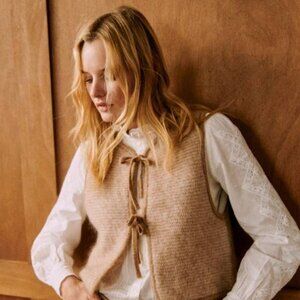 Sezane Pepy Cardigan Beige size M